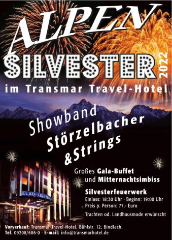 Alpen Silvester 2022 im Transmar Hotel